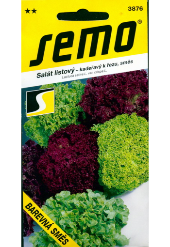 Салат с фигурными листьями "Разноцветная смесь" (Barevna smes)