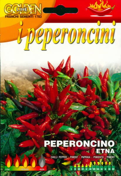 Kibe paprika põõsakujuline "Etna"