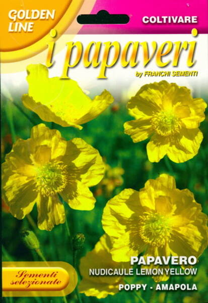 Arctic Poppy "Lemon Yellow" (​​​​​​​Iceland Poppy)