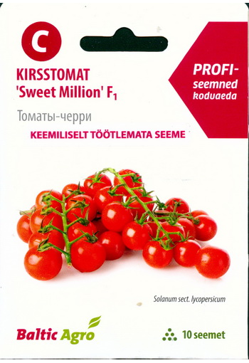 Tomaatti "Sweet Million" F1 (Kirsikkatomaatti)
