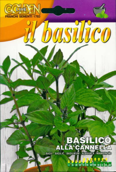 Sweet basil "Cinnamon" (Alla Canella)