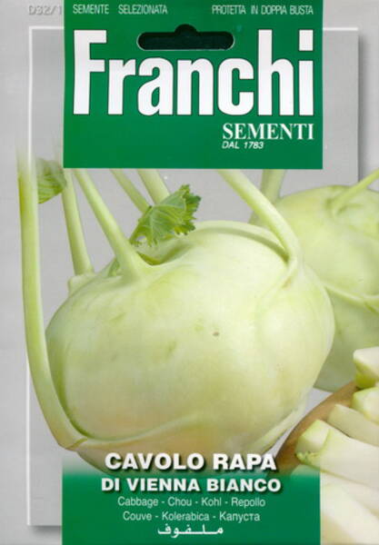 Kohlrabi "Di Vienna Bianco"