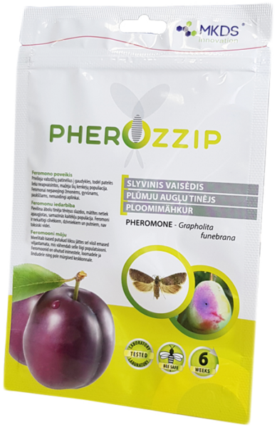 Pheromone trap for plum fruit moth "Pherozzip" 