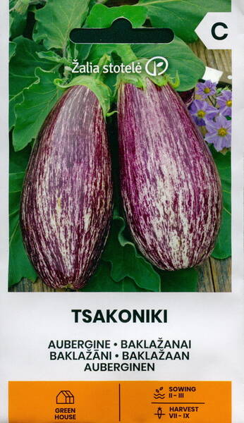 Äggplanta "Tsakoniki"