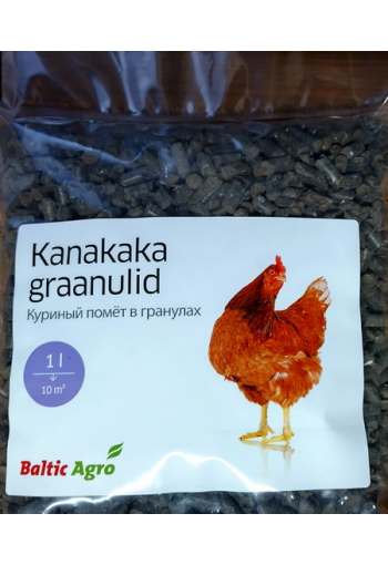 Chicken droppings in granules "Kanakaka"