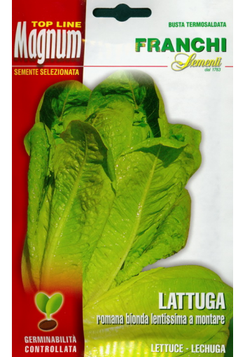 Roman lettuce "Bionda Lentissima a Montare" 18gr. (Cos lettuce)