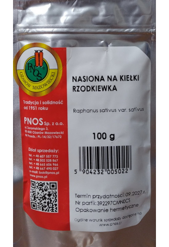 Retiisi (siemenet itämiseen) (100 g)