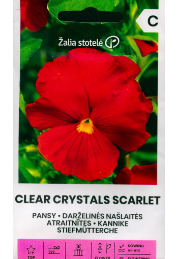  Pensé "Clear Crystals Scarlet"