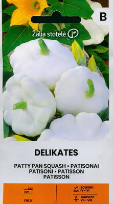 Scallop squash "Delikates"