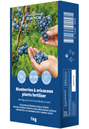 Blåbär och Ericaceae planterar komplexgödsel NPK (8-11-23)