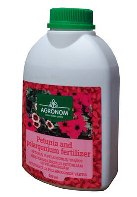 Petunia och pelargoniumgödsel NPK (5-5-8,5) + (B, Cu, Fe, Mn, Mo, Zn)