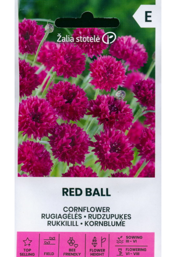 Cornflower "Red Ball" (hurtsickle)
