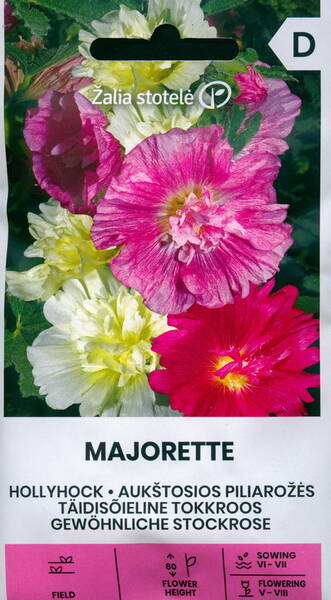 Hollyhock "Majorette" (mix)