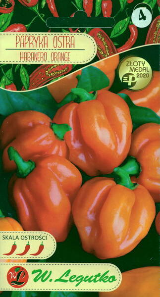 Terav pipar "Habanero orange" : 600 000 SHU