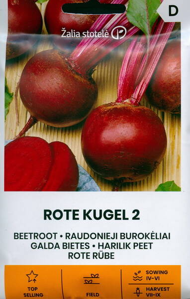 Rödbeta "Rote kugel 2" (Röd boll 2)