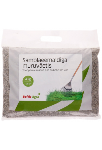 Mineral fertilizer for lawns + moss elimination