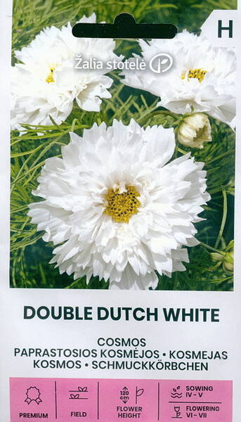 Космос махровый "Double Dutch white"