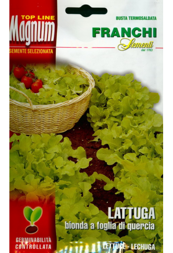 Lettuce "Bionda a foglia di quercia" (oakleaved) 24 g
