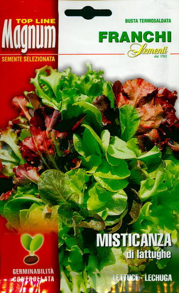 Leaf salads ''Misticanza di lattughe'' (mix of 13 varieties) (24 g)