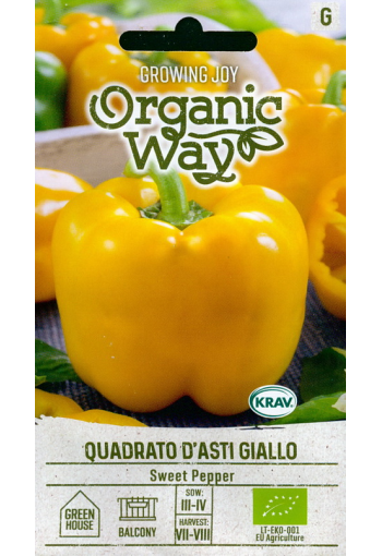 Перец сладкий "Quadrato D`Asti Giallo"