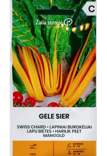 Swiss Chard "Gele Sier" (Spinach Beet)