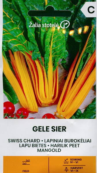 Mangold "Gele Sier" (lehtpeet)