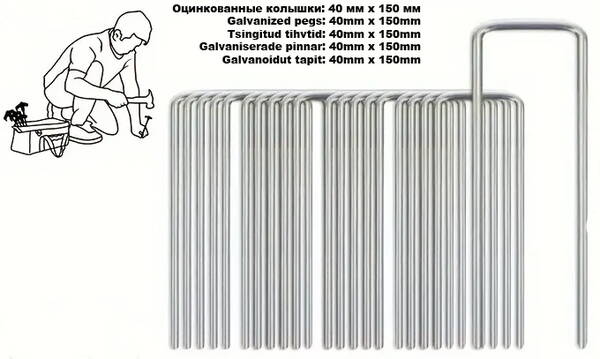 Bracket for fixing covering material (stainless)