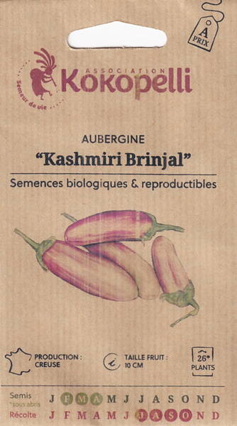 Baklažaan "Kashmiri Brinjal"