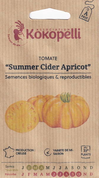 Tomat "Summer Cider Apricot"