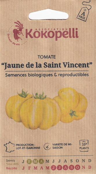 Tomato "Saint Vincent yellow"