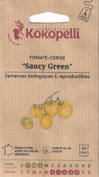 Tomato "Saucy Green" Tomato "Saucy Green"