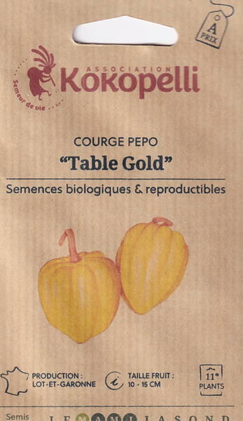 Тыква-акорн "Столовое золото" или "Золотой жёлудь из Джерси" (Желудевая тыква) Тыква-акорн "Столовое золото" или "Золотой жёлудь из Джерси" (Желудевая тыква)