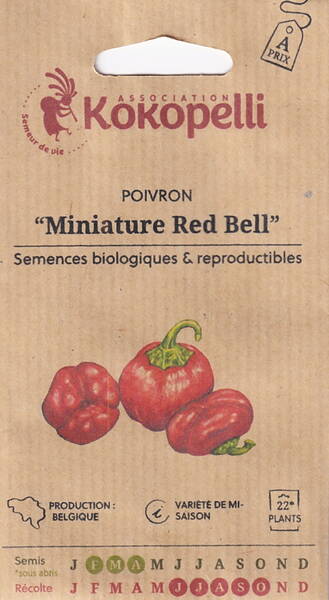 Paprika "Miniature Red Bell"