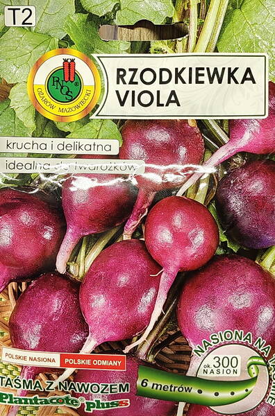 Radish "Viola" (on tape with fertilizer)