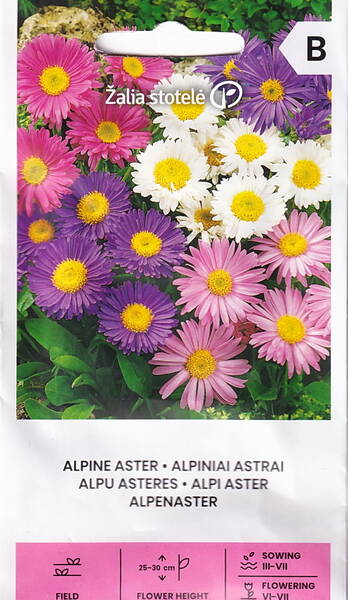 Астра альпийская (смесь)