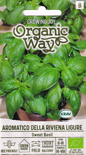 Basilika "Aromatico della riviera ligure" (bio)