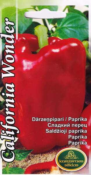 Перец сладкий "Калифорнийское Чудо"