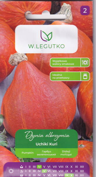 Calabaza "Uchiki Kuri" (en porciones japonesas)