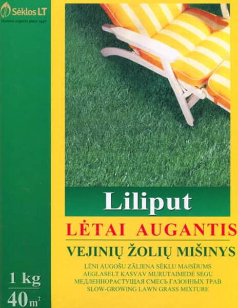 Slow-growing lawn grass mixture "Liliput"