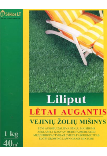Långsamt växande gräsmatta "Liliput"