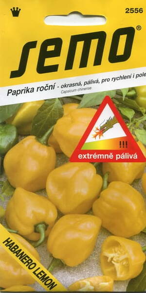 Terav pipar "Habanero Lemon" : 500 000 SHU