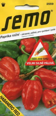 Tulinen pippuri "Habanero Red" : 300 000 SHU