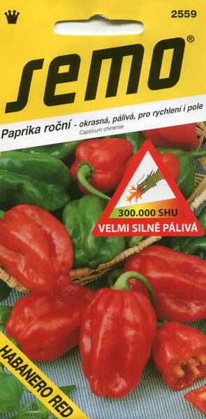 Terav pipar "Habanero Red" : 300 000 SHU