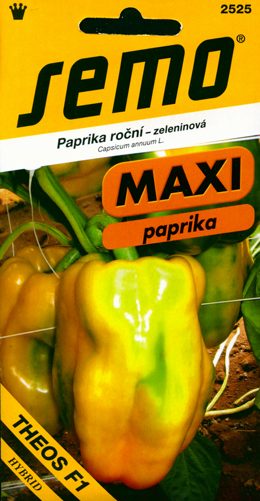 Yellow sweet pepper Theos F1 Paprika, жёлтая паприка