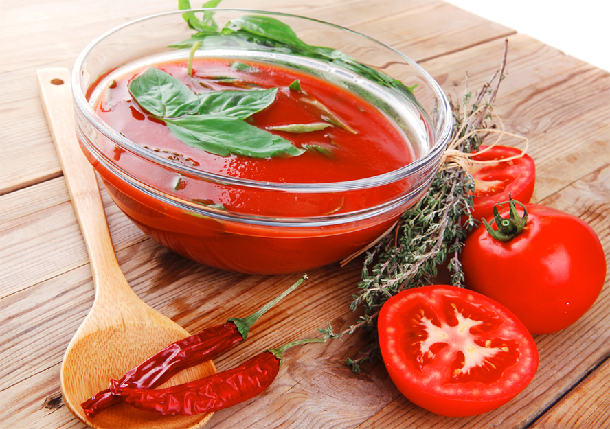 Terav püree supp tomatitest