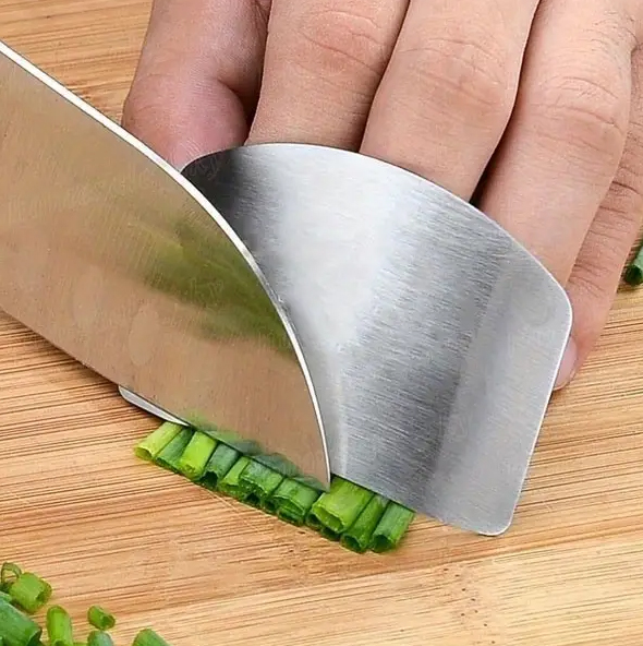 Finger protection when cutting, защита для пальцев при резке овощей из нержавейки